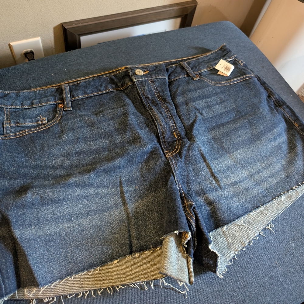 Old Navy High Rise Og Straight Shorts Size 22